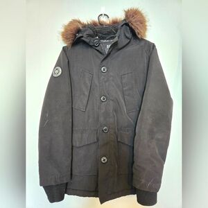 Boy's Zoo York Black Winter Jacket size LG (14)